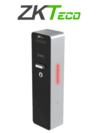 ZKTECO TBM01 - Dispensador de TIckets QR / Sin Contacto / Compatible con Sensor de Masa, VR10, UHF / Pantalla LED / Funciones de Voz / Requiere Software para cobro ZK Bio CV Security modulo de estacionamiento / Requiere Modulo TBM02