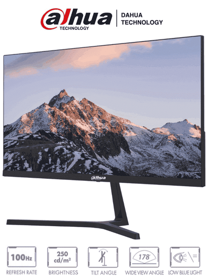 DAHUA DHI-LM27-B200S Monitor de 27 Pulgadas/ Full HD/ Especial para Videovigilancia/ Ideal para trabajo 24/7/ Marco Ultra Delgado/ Angulo de 178 Grados de Visualización/ Entrada HDMI&VGA/ VESA/ Bajo consumo de energía MonitorDahua GAMER