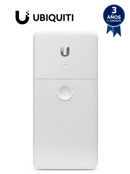 UBIQUITI N-SW - Switch Nano Gigabit PoE para exteriores con 1 puerto PoE pasivo de entrada y 3 puertos PoE pasivos para salida. MCI2Q125