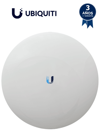 UBIQUITI NANOBEAM AC NBE-5AC-GEN2 - Radio Airmax AC GEN2 5.8GHz para exteriores con antena integrada de 19 dBi, MIMO, potencia de 26 dBm y rendimiento de hasta 450 Mbps. MCI2Q125