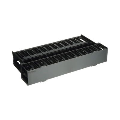 Organizador de Cables Horizontal NetManager, Doble (Frontal y Posterior), Para Rack de 19in, 2UR