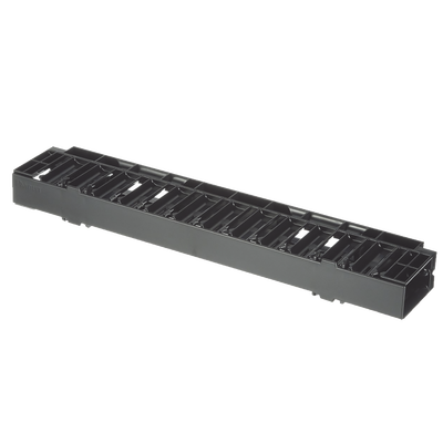 Organizador de Cables Horizontal NetManager, Sencillo (Solo Frontal), Para Rack de 19in, 1UR