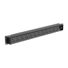 PDU Básico para Distribución de Energía, Enchufe de Entrada NEMA 5-20P, Con 12 Contactos NEMA 5-20R, Instalación Horizontal de 19in, 1UR, 20 Amp, 120 Vca