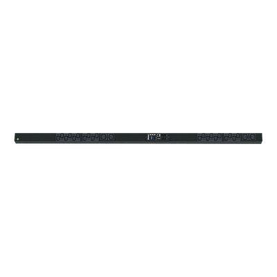 PDU Monitoreable (MI) para Distribución de Energía, Enchufe de Entrada NEMA L6-20P, Con 20 Salidas C13 y 4 C19, de Instalación Vertical, 120 o 220 Vca, 20 Amp