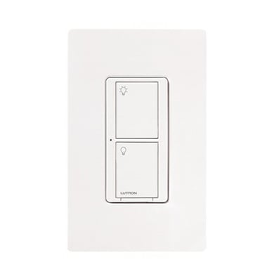 (Caseta Wireless) Interruptor Inteligente On/Off, No requiere cable neutro. 5A /120-277V