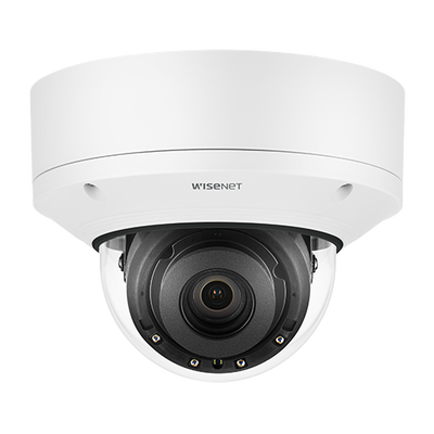 Cámara Domo 2MP con IA, Antivandalica / Lente Motorizado de 4.38 A 9.33mm / P-Iris, WDR 120dB / Ranura SD / IP66 IP67 IP6K9K IK10+ NEMA4X