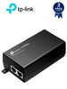 TP-LINK -TL-POE160S - Inyector PoE+/ 2 puertos Gigabit Ethernet/ Suministro de Hasta 30W/ Cumple con estándar PoE IEEE802.3 AF & AT/ Instalación Plug and Play