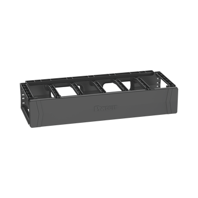 Organizador de Cables Horizontal PatchRunner, Sencillo (Solo Frontal), Para Rack de 19in, 2UR