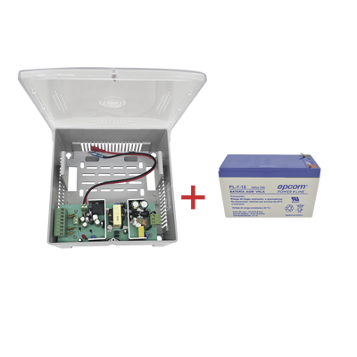 Kit / Fuente PS12DC4PBK/K + Batería incluída PL712