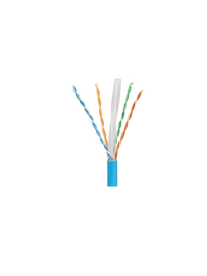 PANDUIT PUC6004BU-FE Bobina de Cable 100% cobre / Categoría 6 / UTP / 4 Pares / 23 AWG / 1,000 pies 305 metros / Azul MCI1Q125