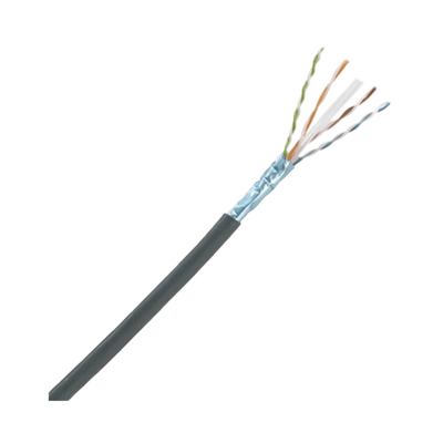 Bobina de Cable Planta Externa con Gel, de 4 pares, Cat6A, UTP, Color Negro, 305m