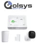 QOLSYS IQ4 HUB Video Basico - Paquete que contiene Sistema de Alarma IQ 4 HUB , con pantalla táctil de 7, Power G 915 Mhz 1 sensor PIR inalámbrico PG9914, 1 sensores magnéticos inalámbrico PG9303 y Cámara Interior alarm.com ADCV523