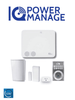 QOLSYS IQ4 NS POWER MANAGE Automation KIT - Paquete que contiene Sistema IQ 4 NS POWER MANAGE, 1 sensor PIR inalámbrico PG9914, 1 sensor magnético inalámbrico PG9303, 1 enchufe inteligente y una cerradura power G IQPM