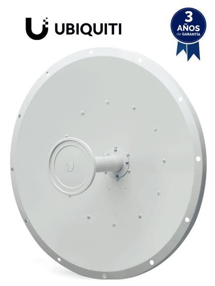 UBIQUITI ROCKETDISH RD5G30- Antena direccional para punto de acceso, 5GHz, ganancia de 30dBi, MIMO.