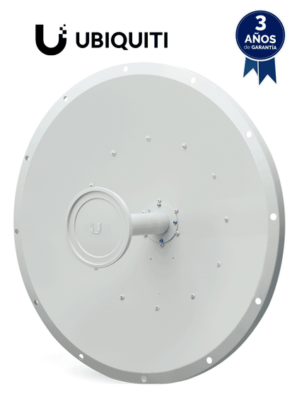 UBIQUITI ROCKETDISH RD-5G34 -Antena direccional conectorizada para radio, 5.8GHz, ganancia de 34 dBi, con tecnología MIMO.