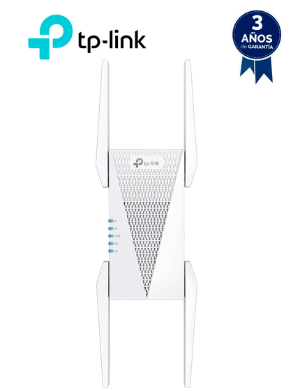 TP-LINK RE815XE - Repetidor WiFi 6E Mesh , Tribanda con frecuencia de 6GHz y velocidades de 5.4Gbps , Ancho de banda de canal de 160MHz , Roaming inteligente , OneMesh , APP TP-LINK Theter.