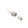 Conector BNC Macho de Anillo Plegable para Cable Belden 8281 tipo RG-59/U, Níquel/ Oro/ Delrin.