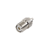 Conector UHF hembra (SO-239) de anillo plegable para cable RG-58/U, RG-142/U.