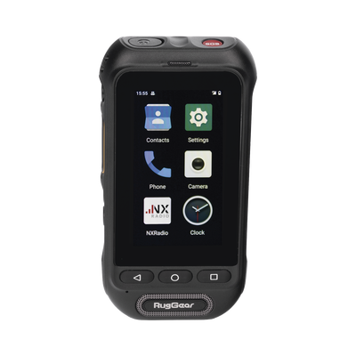 RugGear Radio PoC LTE, IP68 Resistente al Agua, Pantalla Táctil 3, Compatible con NXRadio y TASSTA