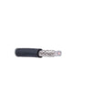 Cable coaxial RG BROADCAST RG58USYS / 305 Metros / Intemperie / 20 AWG / blindaje de malla trenzada de cobre estañado ( CuSn ) 96% / aislante de polietiléno sólido / Hecho en México.