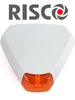 RISCO RWS50 - Sirena Triangular Exterior Inalambrica / Estroboscopica / 433 Mhz / Compatible con Wicomm-LightSYS Plus+