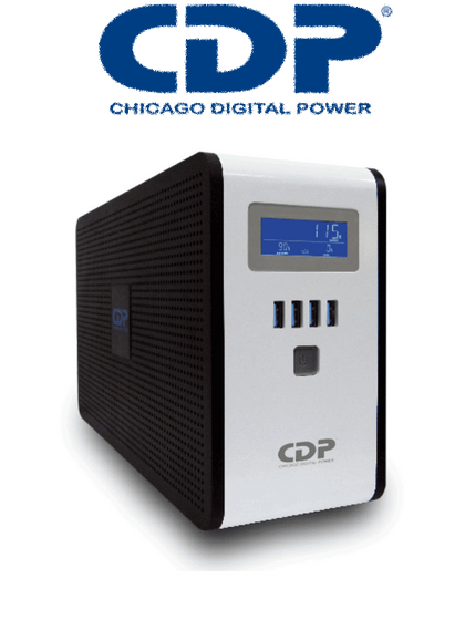 CDP RU-Smart751- UPS / 750VA / 375W / 10 Terminales de salida / 5 Salidas con respaldo de batería y AVR / 5 Salidas con supresión de picos / Pantalla LCD / Puertos de carga USB 3.0