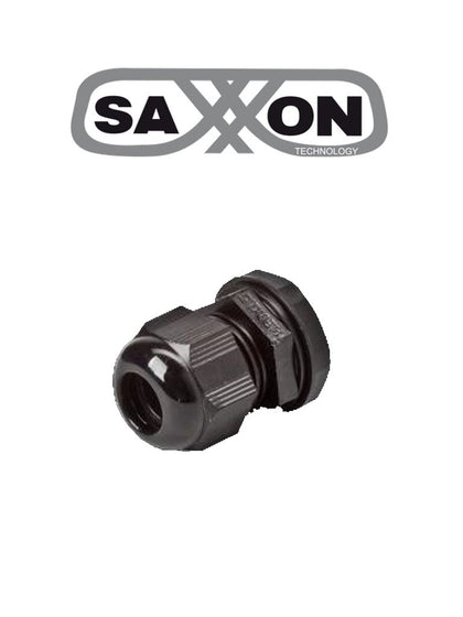 SAXXON ACGBK - Glandula para protección de patchord de F.O. /Para protección de Cables de red y energía en gabinetes y barreras / Cableado en gabinetes / Color negro buenfinsaxxon