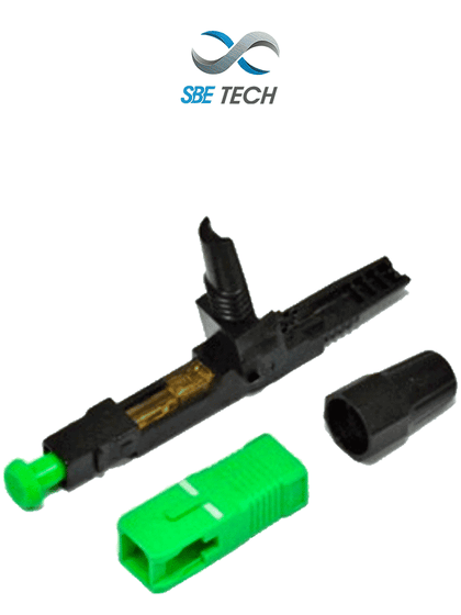 SBETECH SBE-CONPPSCSMAPC - Conector prepulido SC SM para 9µm, APC, 2mm, monomodo