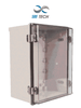 SBETECH TR15015090 - Gabinete de plástico para exteriores con cubierta transparente, 150 x 150 x 90 mm