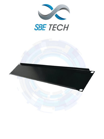 SBE TECH SBE-PC002 Placa ciega de 2 unidades de rack/ Medida de ancho 19 / Metalica