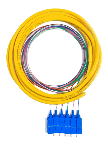 SBE TECH SBE-PIGSC2MSM6P Pigtail SC / MONOMODO 9/125 / 2 metros / 1pieza