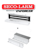 Seco-Larm E941SA600 - Electroiman de 600Lb + Soporte en Z y en L