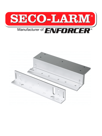 Seco-Larm E941S600/ZQ - Soporte en Z y en L para cerraduras electromagnéticas de la serie 600 lb/ 280 kg interior