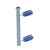 Aislador de color Azul para postes de esquina de alta Resistencia con Anti UV de uso en cercos eléctricos