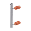 Aislador de color Naranja para postes de esquina de alta Resistencia con Anti UV de uso en cercos eléctricos