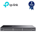 TP-LINK SG3452 - Switch Omada SDN administrable con 48 puertos Gigabit y 4 puertos SFP, funciones sFlow, QinQ y QoS, administración centralizada OMADA.