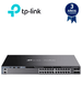 TP-LINK SG6428X - Switch Omada L3 Stackable de 24 puertos Gigabit y 4 puertos SFP+ 10G , Stacking físico , Funciones L3 Enterprise. RIP, OSPF, ECMP, VRRP, PIM-DM, DHCP Server/Relay , Alta disponibilidad , VRRP y ERPS , Interfaz WEB , CLI, SNMP y RMON.