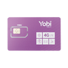 SIM Yobi para dispositivos móviles 3G/4G, 1GB Mensual por 1 año de servicio (solo datos)