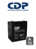 CDP B-12/4.5 SLB 12-4.5 - Batería de respaldo de 12V a 4.5AH / Batería libre de mantenimiento y facil instalación / Compatible con CCTV y DSC