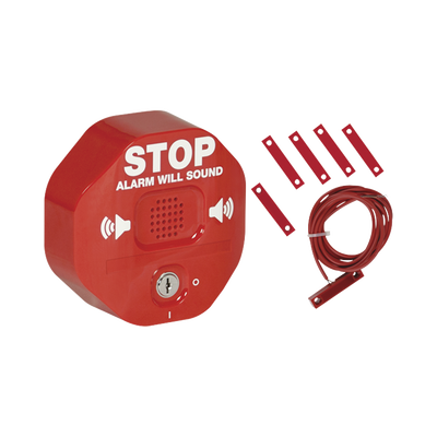 Alarma multifunción Exit Stopper® para puerta doble