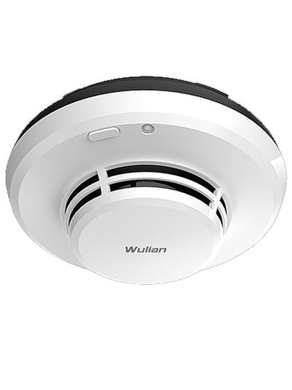 WULIAN SMOKEDETECTOR - Sensor de Humo Inteligente/ Zigbee / Puede Vincular con Válvula Inteligente para Liberar o cerrar llave de Agua en la Zona del Siniestro