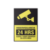 Etiqueta de Videovigilancia en Vinil Adhesivo Mate / Paquete con 10