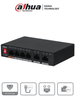 DAHUA PFS3006-4ET-60 - Switch PoE de 6 Puertos Fast Ethernet/ 4 Puertos PoE/ 2 Puertos Uplink/ 60 Watts Totales/ Soporta PoE Watchdog/ Puerto 1 Soporta Hi-PoE 60 Watts/ Capacidad de Switching de 1.8 Gbps/