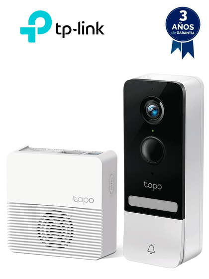 TP-LINK TAPO D230S1 - Videoportero WiFi de 5 MP con visión nocturna, ángulo de visión de 160 grados, batería de larga duración, sonido bidireccional, WiFi 2.4 GHz, ranura para Micro SD y grado de protección IP64.2025TPL