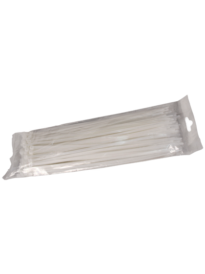 SAXXON CN36X150 - Cincho sujetacable / 3.6 mm X 150 mm / Blanco / Bolsa con 100 piezas / Nylon