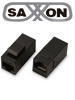 SAXXON M225 - Cople RJ45 / RJ45 Hembra a RJ45 hembra / CAT 5E / Color negro