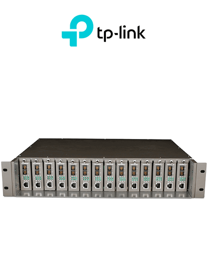 TP-LINK - TL-MC1400 - Chasis 14 bahías para 14 convertidores de medios