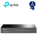 TP-LINK TL-R480T+ - Ruteador balanceador de cargas Multi WAN con 1 puerto WAN y 1 puerto LAN fijos RJ45 Fast Ethernet, además de 3 puertos RJ45 intercambiables LAN & WAN Fast Ethernet. Ideal para oficinas pequeñas.