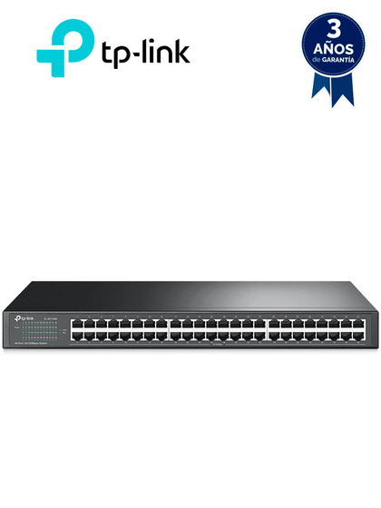 TP-LINK TL-SF1048 - Switch no administrable de 48 puertos 10/100 Mbps para montaje en rack