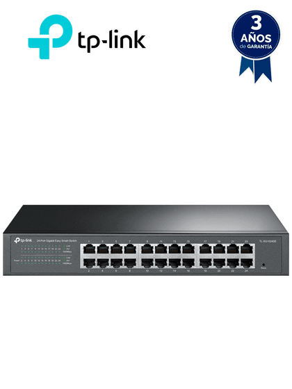 TP-LINK - TL-SG1024DE - Switch de 24 puertos Gigabit Easy Smart